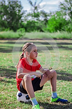 Little girl playing