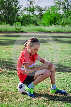 Little girl playing