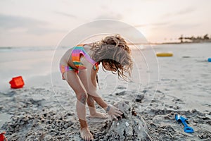 Poco sul Spiaggia l'edificio sabbia castello 