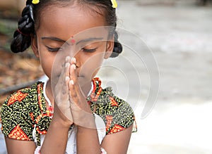 Little Girl Praying