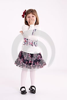Little girl preschooler model