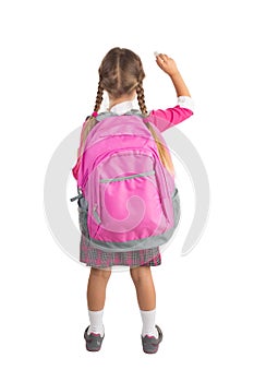 Little Girl In School Uniform