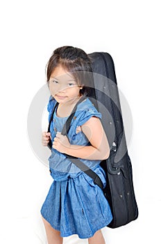 Little girl shoulder violin case