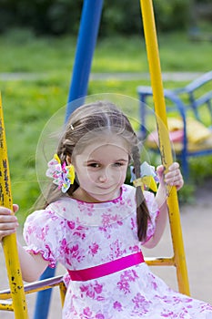 Little girl with a smile on his face