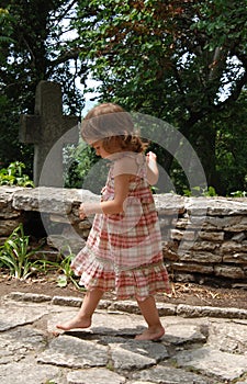 Little Girl Walking