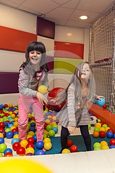 Little girls at the playground