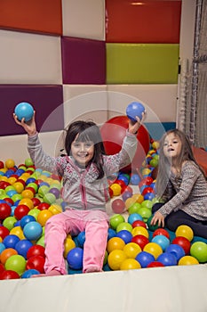 Little girls at the playground