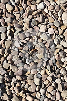 Little grit stones as floor covering