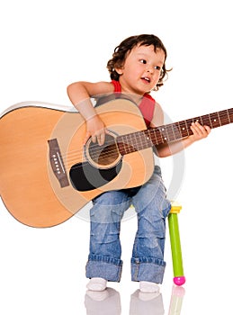 Little guitarist.