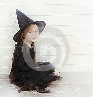 Little halloween witch