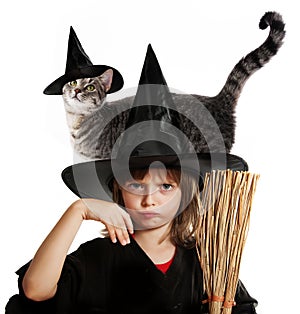 Little hallowen witch