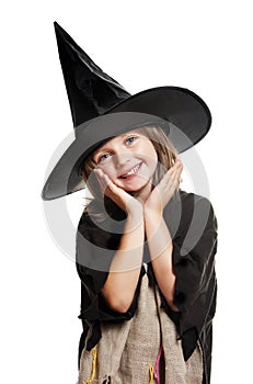 Little happy hallowen witch