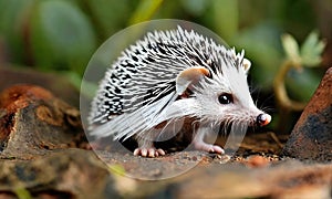 little hedgehog African pygmy hedgehog