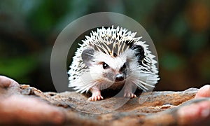 little hedgehog African pygmy hedgehog