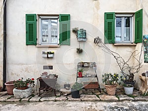Little house in Borgio Verezzi, Savona, Italy photo