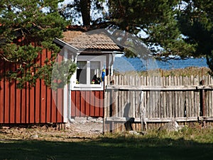 Little hut close to the Baltic sea on Oland