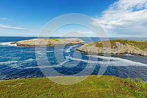 Little islands on the Norwegian coast