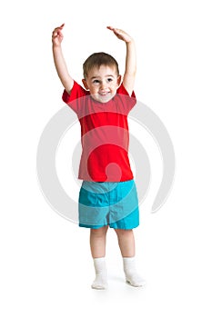 Little Kid or child growing Isolated