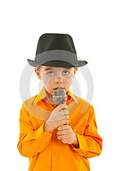 Little kid singing