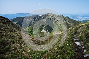 Little Krivan hill, mountain scenery, Little Fatra, Slovakia