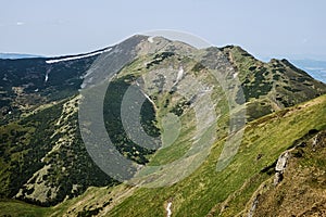 Malý Kriváň, horská krajina, Malá Fatra, Slovensko