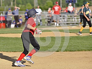 Little league base runner