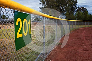 Little League Baseball Fence