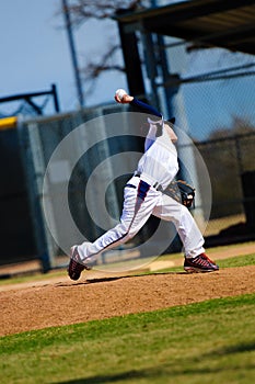 Little league pitcher