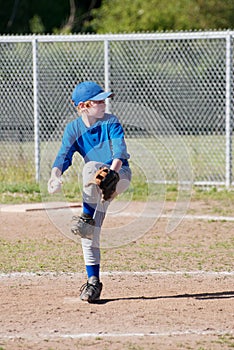 A Little League pitcher.