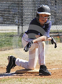 little league player