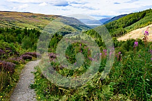 Little Loch Broom in Wester Ross, Scotland