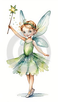 A little magical Fairy a creature of legend