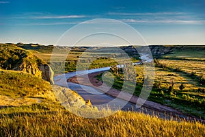 The Little Missouri River in the North Dakota Badlands