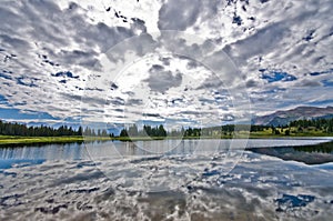 Little Molas Lake in the San Juan Mountains in Colorado