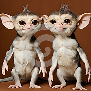 little monstern with sharp teeth, ai-generatet