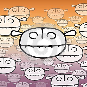 Little monsters (vector)