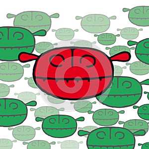 Little monsters (vector)