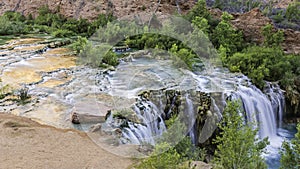 Little Navajo Falls Reflecting Pools