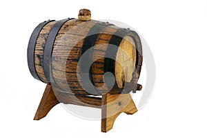 Little old Wine Barrel on a Support -2