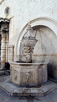 The Little Onofrio fountain, Dubrovnik, Croatia