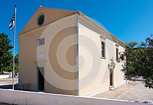 Little Orthodox church in Ereikoussa island, Greece