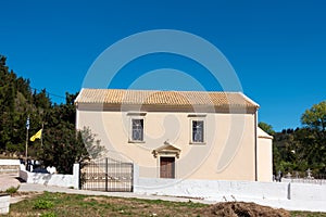 Little Orthodox church in Ereikoussa island, Greece