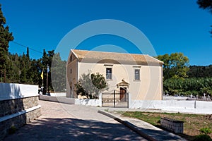 Little Orthodox church in Ereikoussa island, Greece