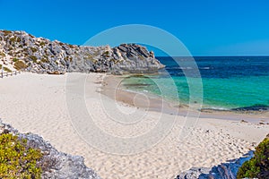 Little parakeet bay at Rottnest island in Australia