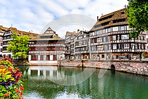 Little Petite France quarter in Strasbourg, Alsace, France