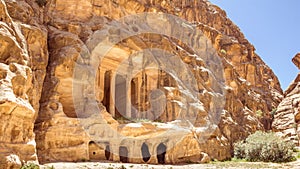 Little Petra in Jordan.