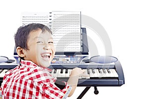 Little piano player photo