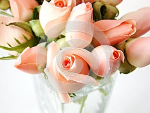 Little pink roses bouquet
