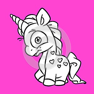 Little pony animal character illustration cartoon