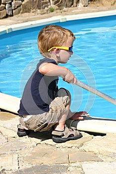 Little pool boy photo